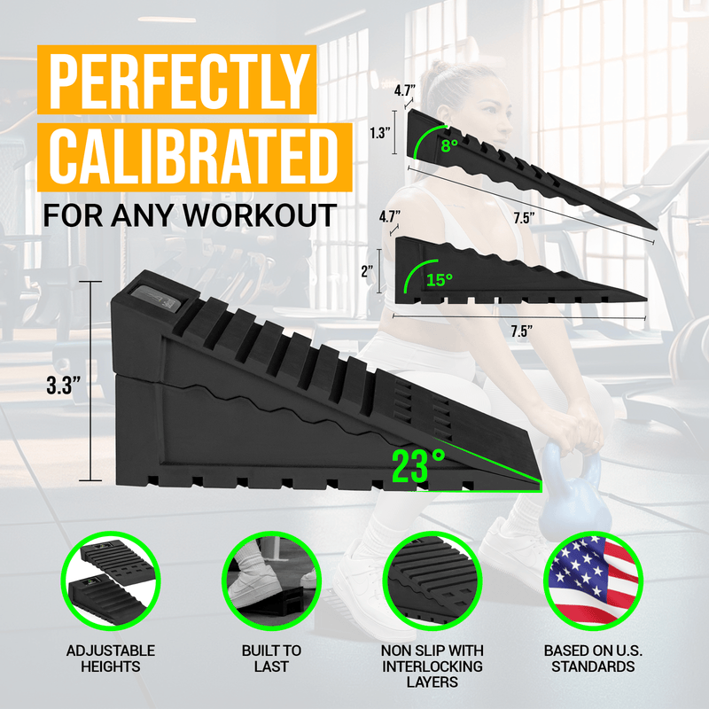 Squat Wedge Block Set